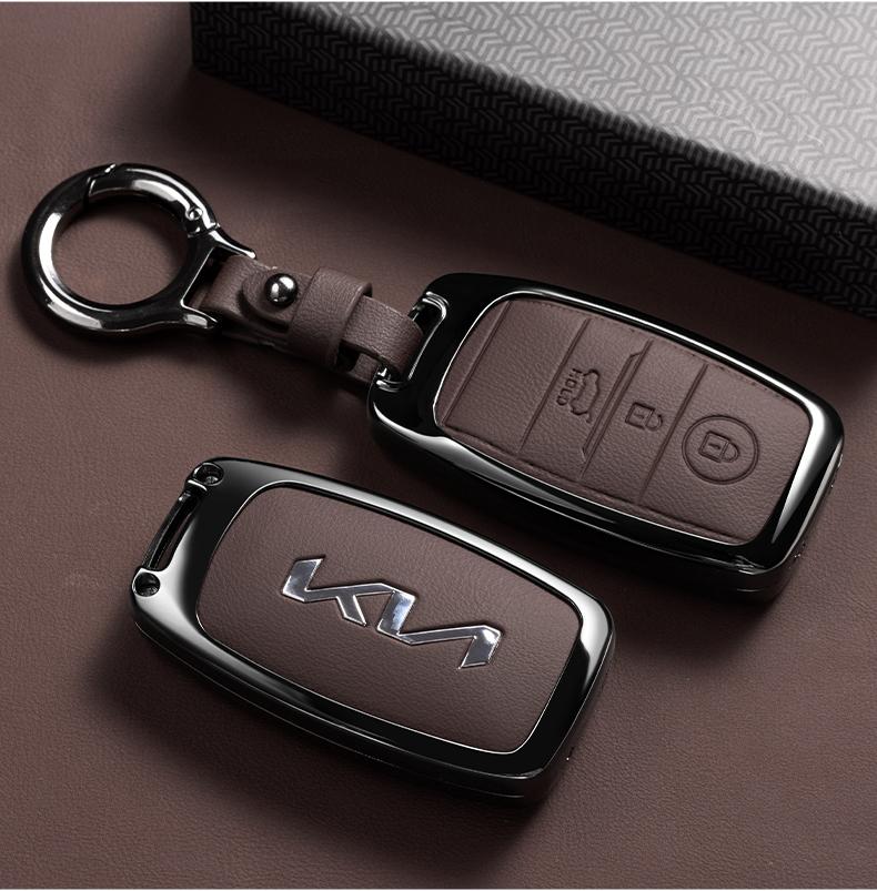 BTQNM1 Zinc Alloy Car Key Case Case Shell For Kia RIO 3 Optima Xceed Ceed Sorento 2011 Forte Niro 2023 Soul 2019 EV6 Sportage 4 Stonic
