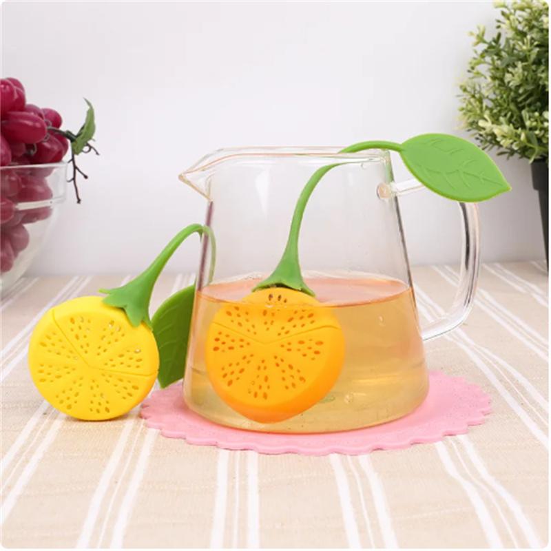 Silicone Strawberry Tea Infuser Teapot Tool Teabag Kettle Loose Tea Leaf Strainer Ball Holder Herbal Spice Filter Kitchen Gadget