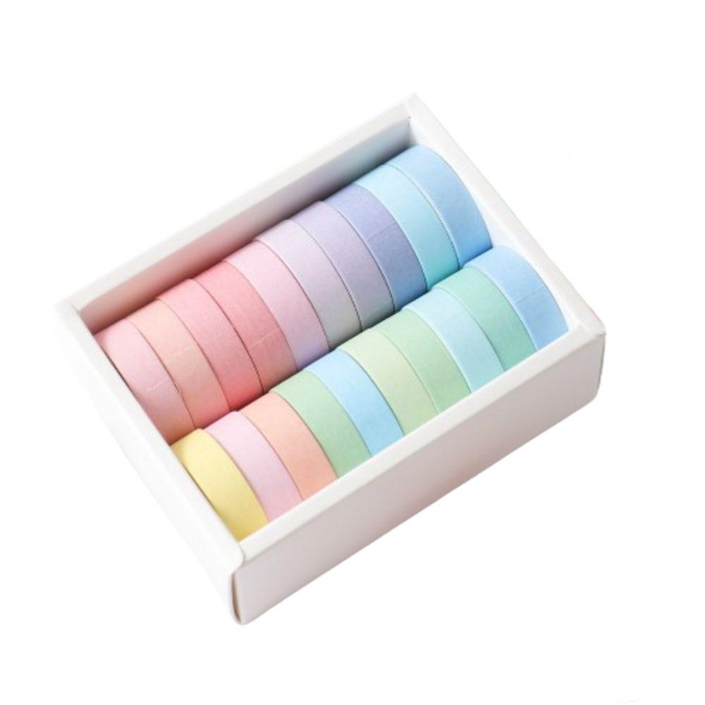 Multiple Colors Thin Masking Tape Gift Wrapping Decorative Tape Tape Set  Scrapbooking