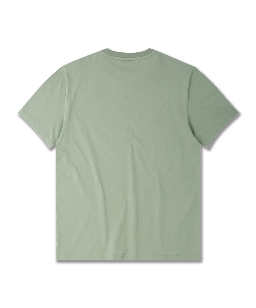 DOLPHIN WAVE APPAREL [3-Pack] Dolphin Arch Logo T-Shirt White & Light Khaki & Black