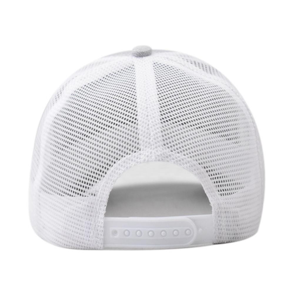 Хип-хопБейсбольная кепка для мужчин и женщин сетчатая кепка с неглубоким изогнутым карнизом, летняя шляпа унисекс, дышащая шляпа, теневая кепка, встроенная кепка