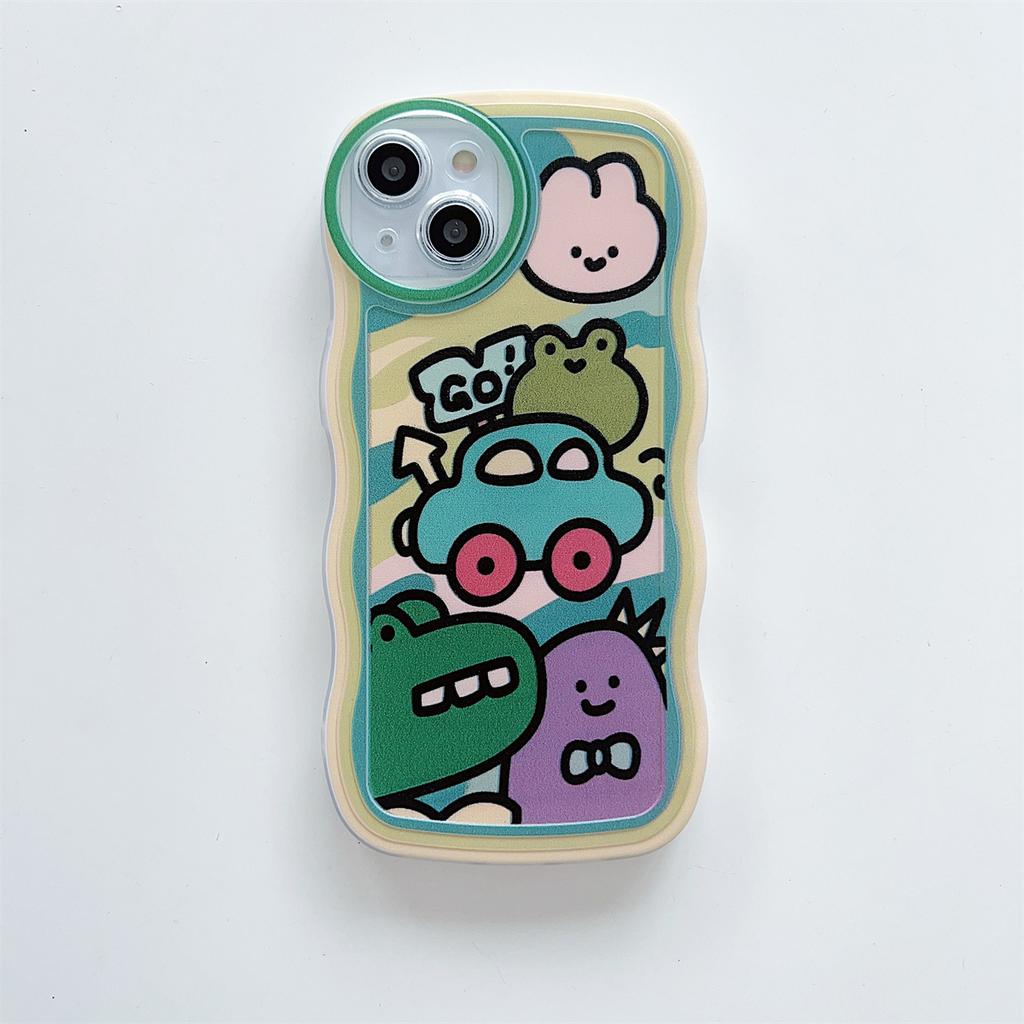 Простая кисть с мультяшным рисунком, мягкий чехол из ТПУ, модный чехол для телефона для iPhone, Samsung Vivo, Xiaomi Oppo