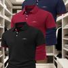 Men's 3pcs Polo Shirt Set,Fashionable Business Casual Collared Short Sleeve Shirt, Comfortable and Breathable Summer Top Gift