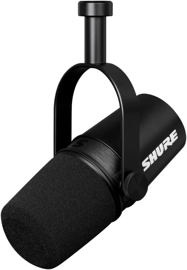 Shure Mv7x Подкастовый Микрофон Динамический Кардиоидный Проводной Микрофон Xlr Черный Mv7x J