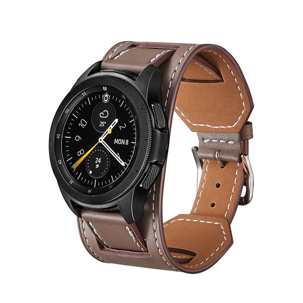 22 мм 20 мм Премиальный кожаный ремешок для Samsung Watch 7 6 5 4 Браслет Ремень для Huawei Watch 4/GT5-4-3-2 Pro Amazfit Bip 6/5 GTR 4 Ремешок