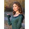 Party Medieval Renaissance Velvet Long Dress Celtic Queen Gown Cosplay Costume Movie Dress