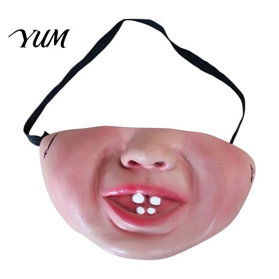 Funny Animal Masque Dog Masque, PU Foam Scary Pet Face Costume, Realistic Mouth Small Party Accessories with Elastic Band for Dress Up, Holiday Party,