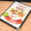 Reusable A4 Menu Paper Holder Foldable Shell Document Folder Loose Leaf Binder  Restaurant