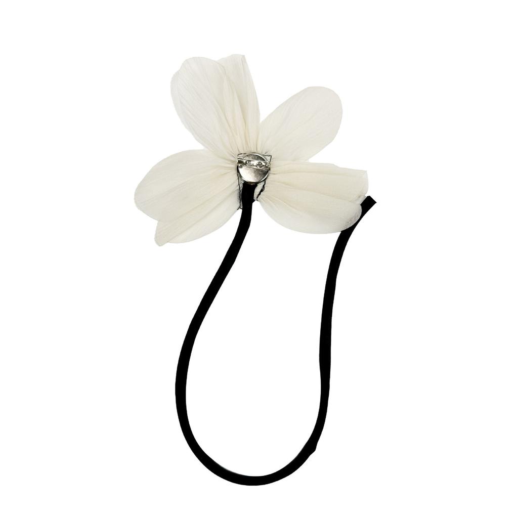 2pcs Cloth Fabric Flower Brooch Pins Lace Lotus Flower Corsage Lapel Pin Handmade Jewelry Wedding Party Accessories