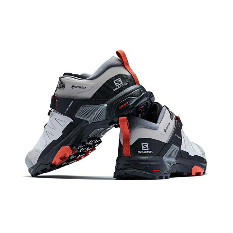 SALOMON X Ultra 4 Удобные Амортизирующие Прочные Дышащие Низкие Функциональные Ботинки для Активного Отдыха Женская Обувь Сплав-Серый 416231