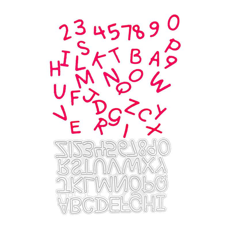 Английский алфавит, комбинированный узор, металлические штампы, штампы, тиснение алфавита, изготовление бумажных карт, ремесленные трафареты, скрапбукинг