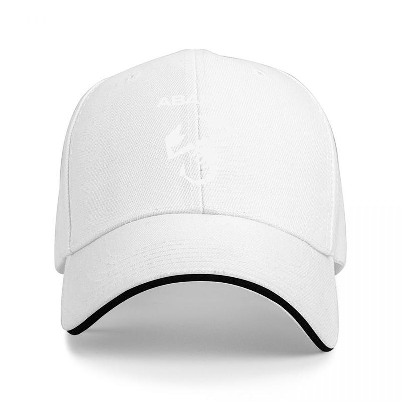 БЕЙСБОЛКА ABARTH SCORPION ЛОГОТИП ЧЕРНАЯ С БЕЛЫМ КАНТОМ СПОРТИВНЫЙ ДИЗАЙН ДЛЯ Унисекс И Женщин АКСЕССУАР ДЛЯ ФАНАТОВ ХЛОПКОВАЯ ШЛЯПА ВЫСОКОГО КАЧЕСТВА