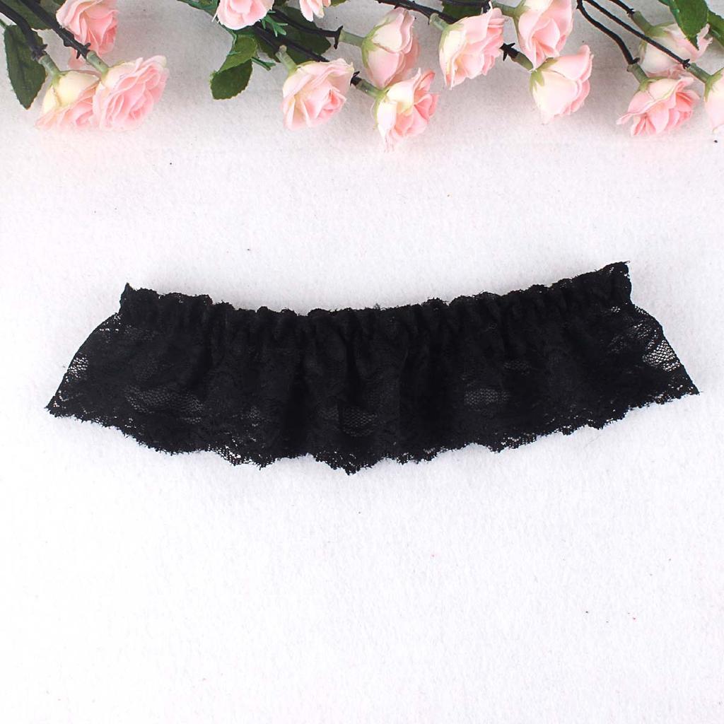 Wedding Garter Lace Floral Sexy Leg Garter Belt White Bowknot Bridal Lingerie Lace Leg Ring Loop Party Cosplay Suspender