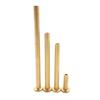 10pcs/9pcs Golden Golf Copper Brass Nails Plug Weights for .335 and .355 .370 Tip End Steel Club Shafts Fit Iron Wood
