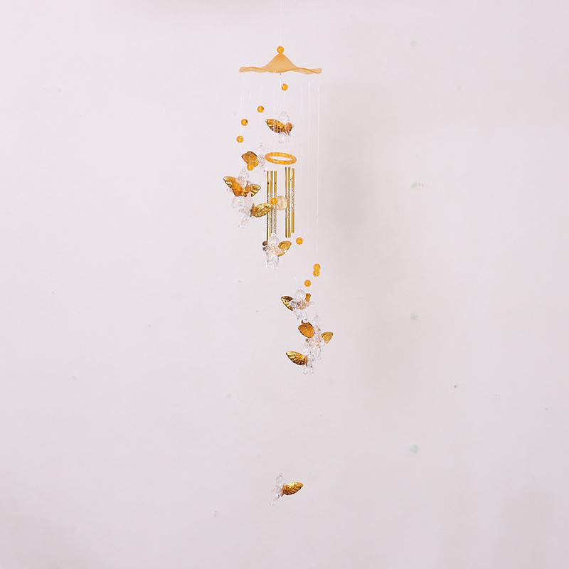 Подвеска-колокольчик для двора, подарок, удача, ангел-хранитель, металлический колокольчик, подвесной, приятный звук