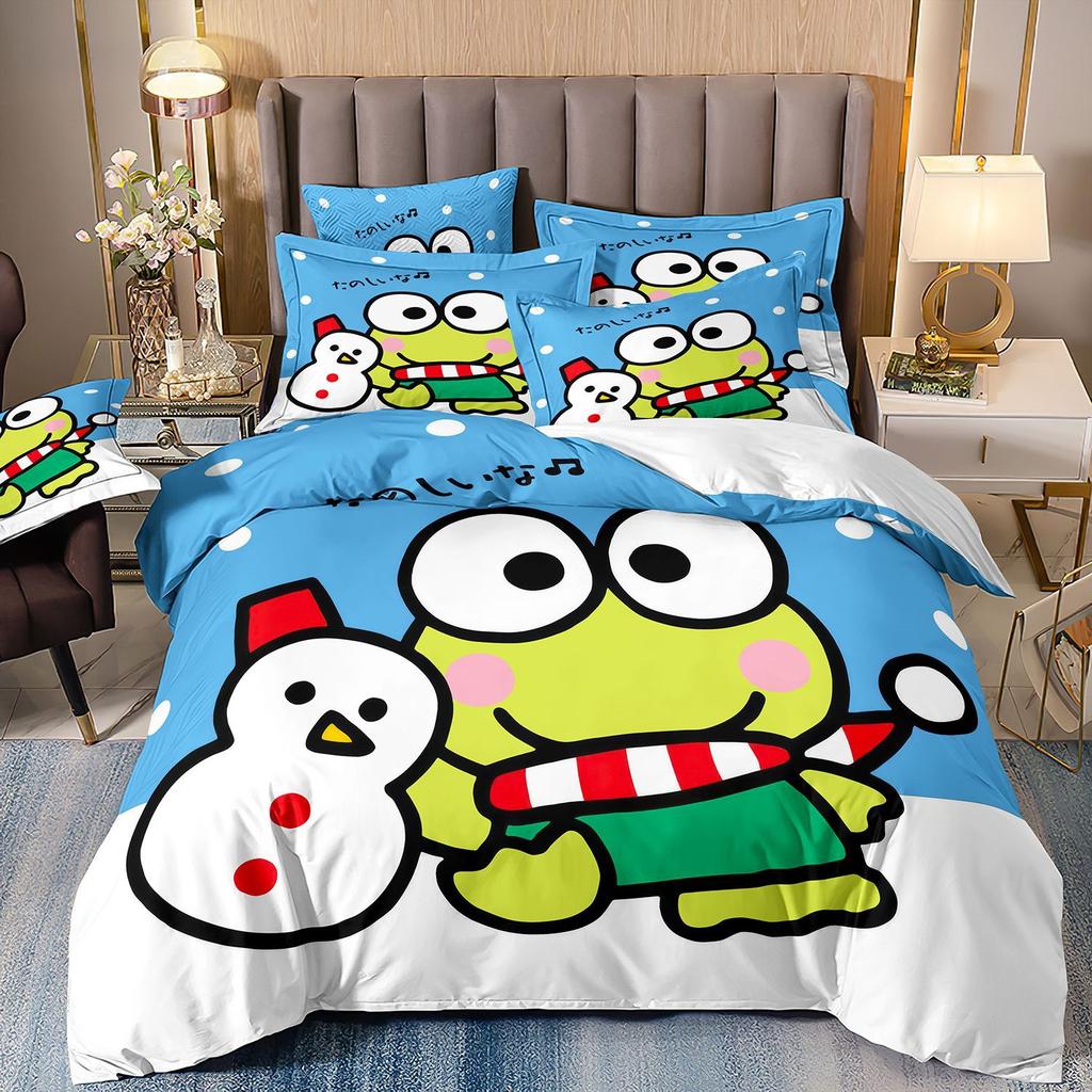 Cartoon Children'S Animation Bedding Three-Piece Set 3D Digital Printing Quilt Cover