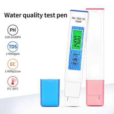 Цифровой PH-метр 4 в 1 PH TDS EC TEMP Тестер Подсветка Тестер качества воды Для бассейнов Питьевая вода Аквариумы