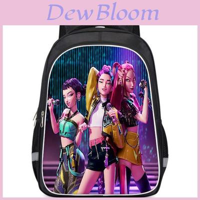 Детский рюкзак Kpop Охотники на демонов из дышащей ткани Оксфорд для школы