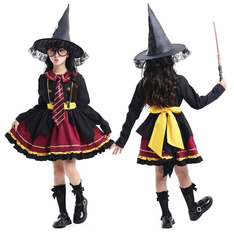 Harry Potter Costume Dress Girls Adults Cosplay Wizard Outfit Anime Conventions