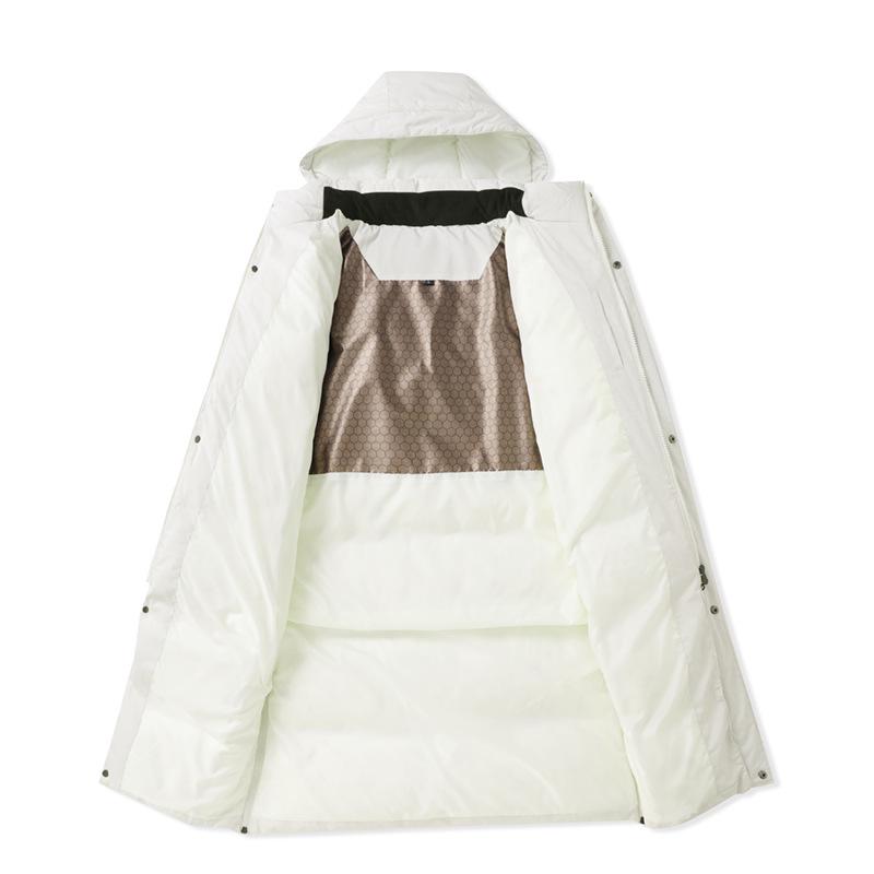 Китайская команда Зимняя пуховая куртка Унисекс Длинное пальто для экзамена по искусству и тренировок спортсменов