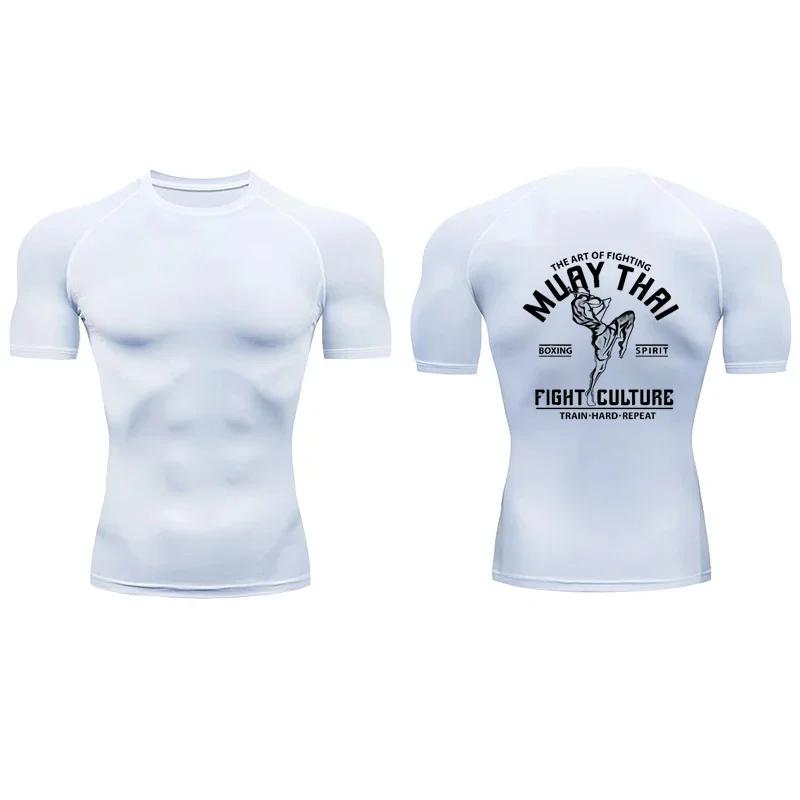 Персонализированная графическая печать компрессионная футболка мужская спортивная одежда для фитнеса быстросохнущая футболка для бега в спортзале, топ для тренировок в спортзале