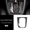 Наклейка из настоящего мягкого углеволокна для Volkswagen VW Golf 6 GTI R MK6 Scirocco 2009-2013 Панель переключения передач Отделка салона Аксессуары