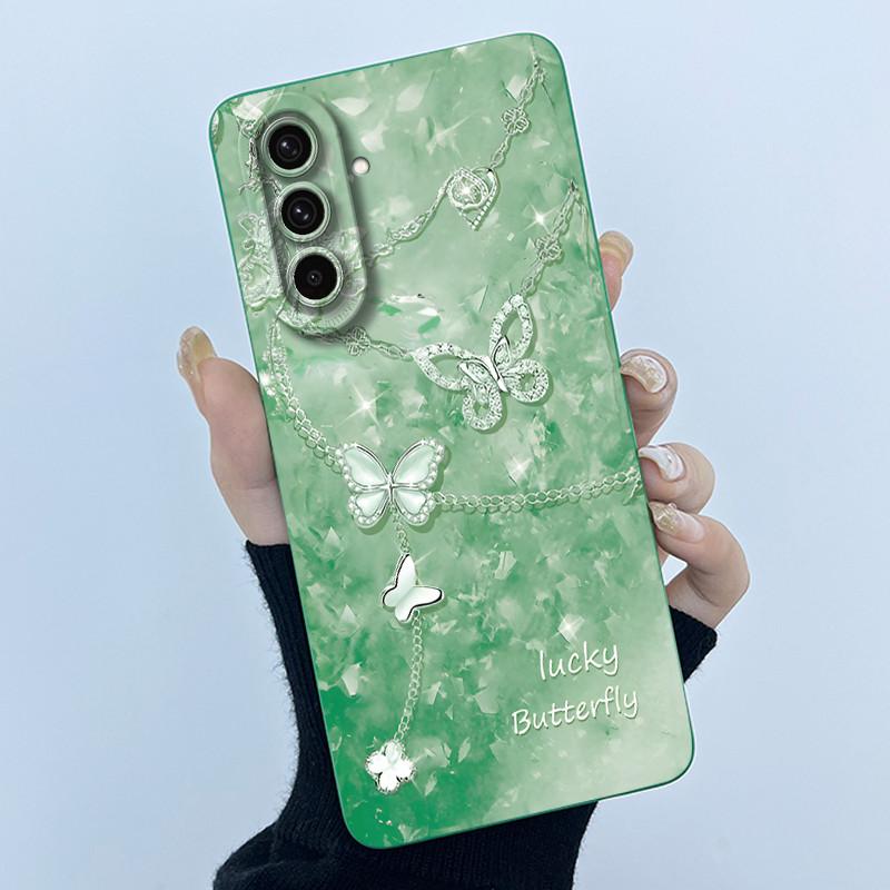 Для Samsung Galaxy A37 A57 5G Чехол Модный Минимализм Масляная Живопись Цветок Силиконовый Мягкий Корпус Новый Дизайн Ударопрочная Задняя Крышка