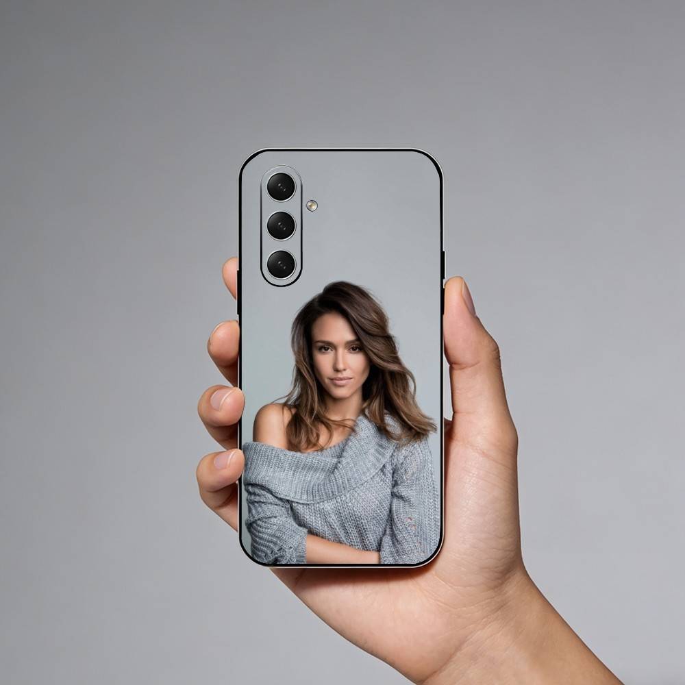Actor J-Jessica A-Alba Phone Case For Samsung Galaxy A73,A21s,A22,A31,A52,A53,A71,A41Soft Black Shell