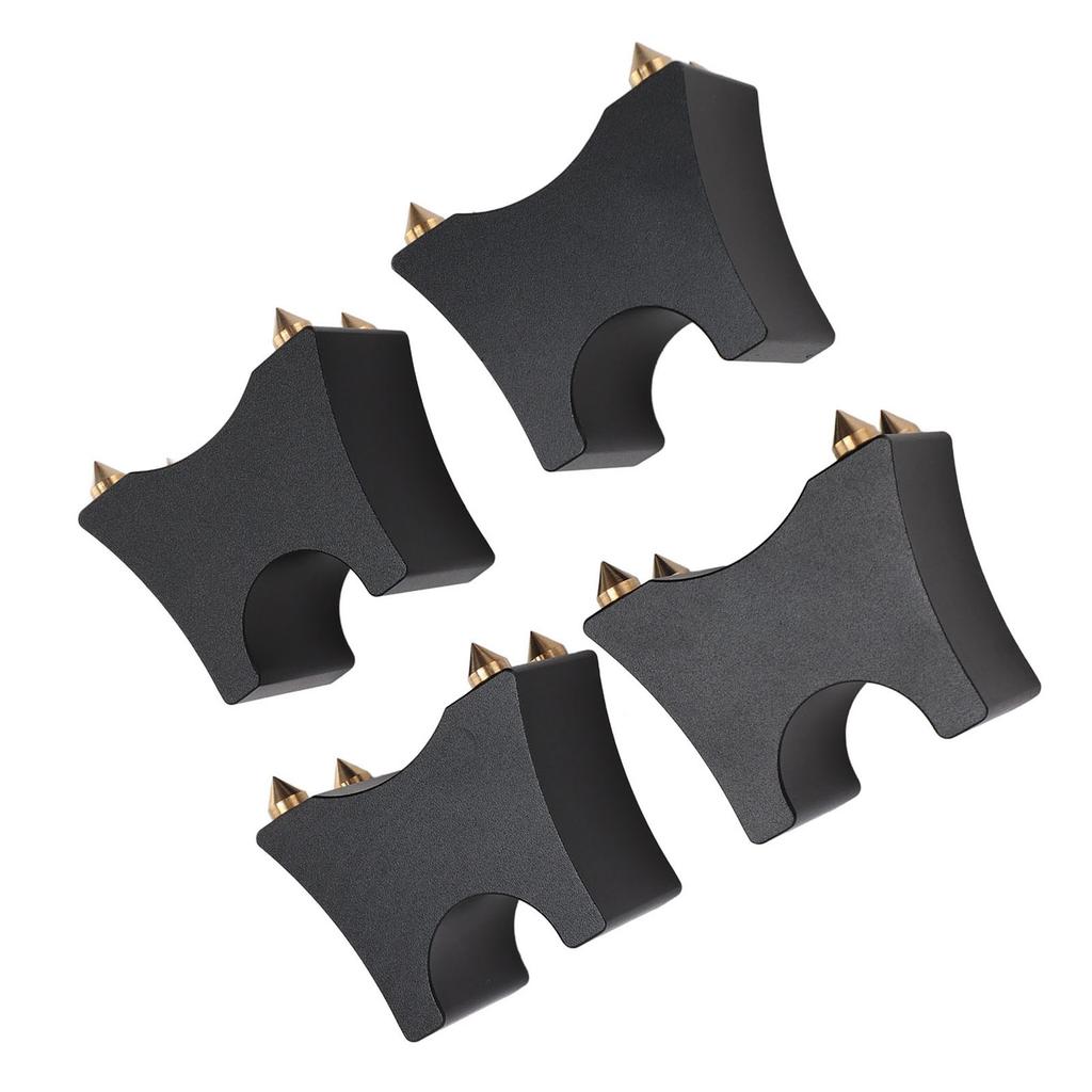 Hi-Fi Кабельные Шипы Подставки Вибропоглощающие Регулируемые из Алюминиевого Сплава Держатели для Hi-Fi Кабелей для Акустических Систем CD DVD Проигрывателей 4 шт