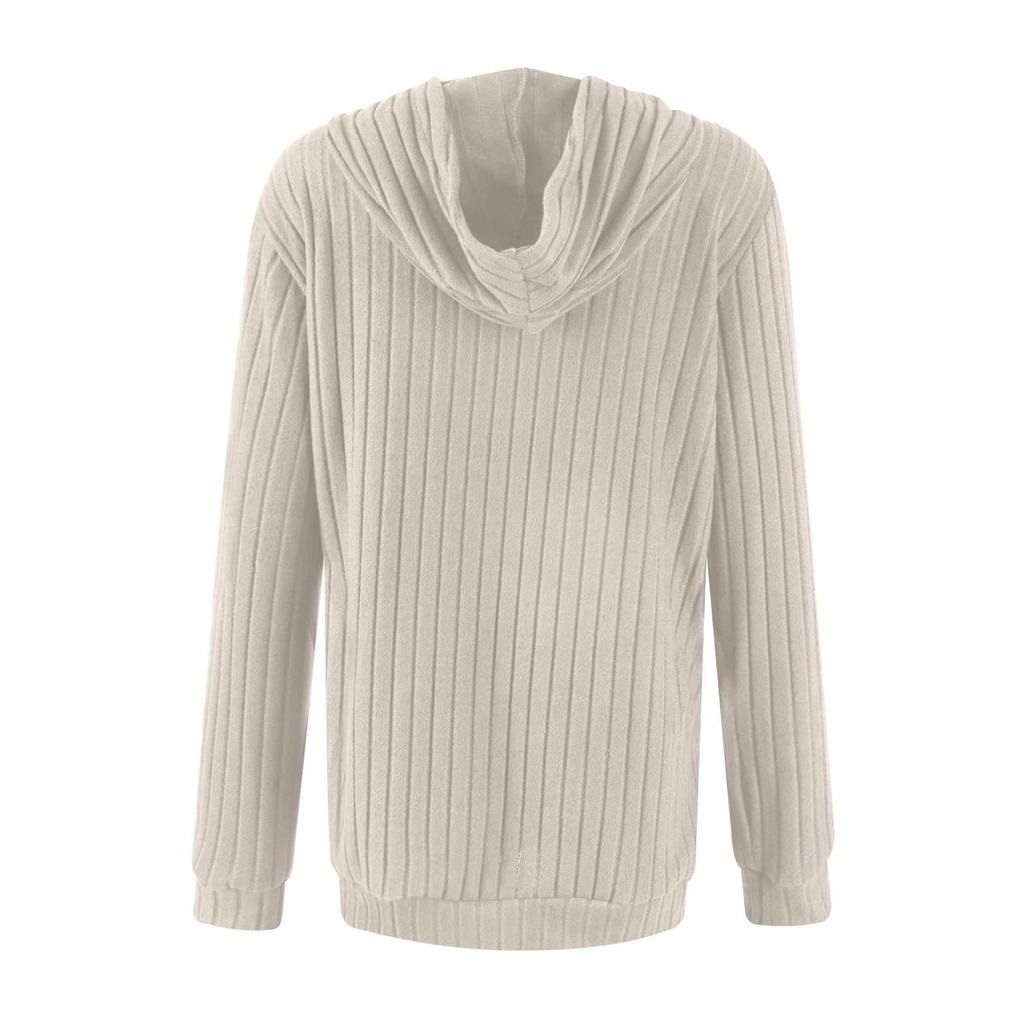 Женские толстовки с длинным рукавом, повседневные однотонные толстовки для женщин, пуловер с карманами