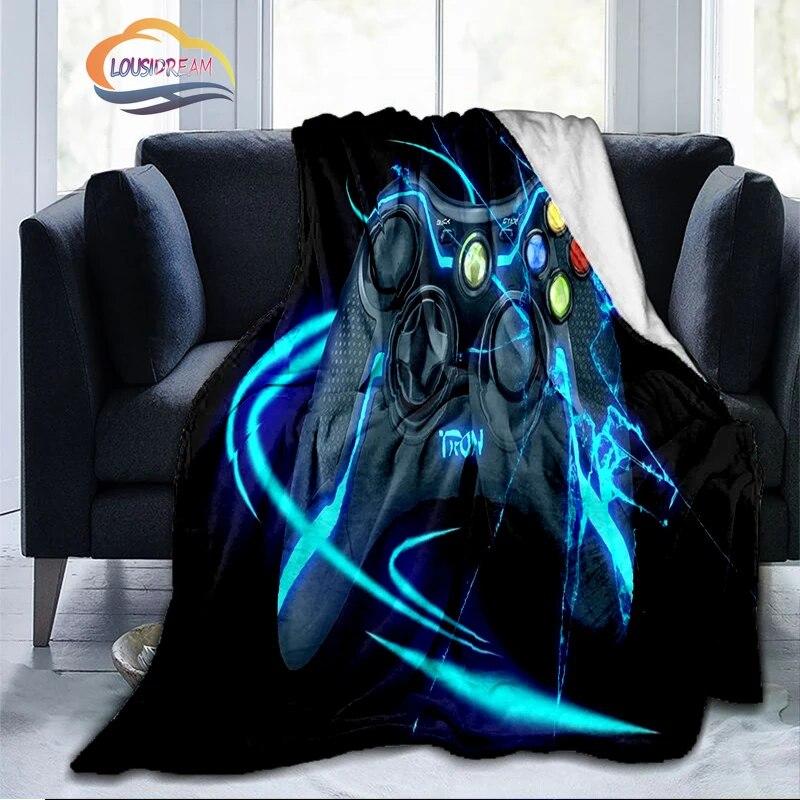 Игровое одеяло, игра, ручка видеоконтроллера закончена и начинается «Четыре сезона универсальных»