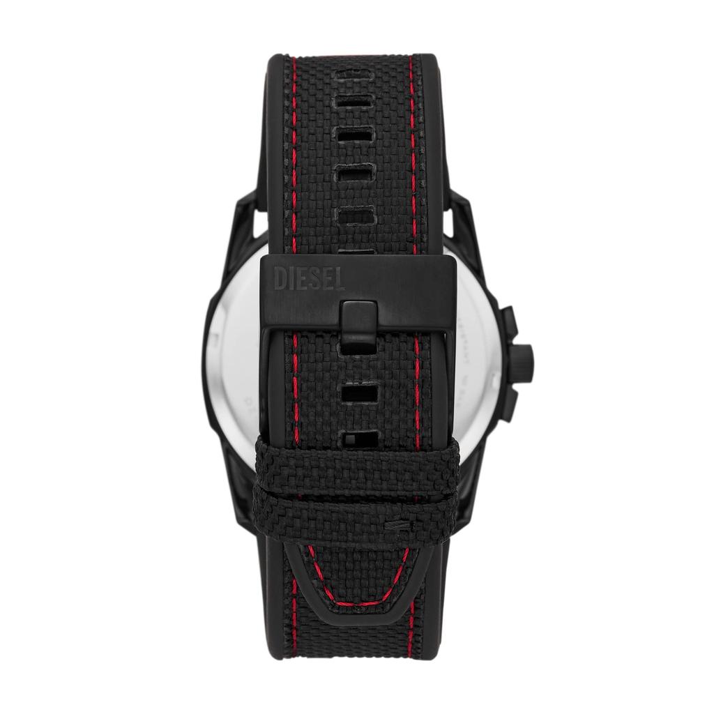 Diesel Мужские часы Master Chief из нержавеющей стали Quartz One Master Chief, черные/красные, размер