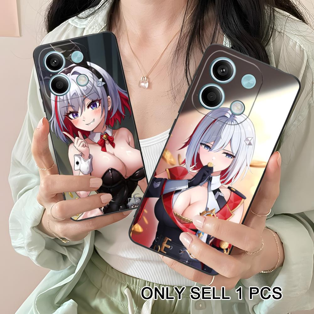 HSR Топаз Матовый ТПУ Чехол для Мобильного Телефона для Xiaomi Redmi 15 14 13 12 A5 3 2 1 C Plus 4G 5G Цветной Печатный Чехол