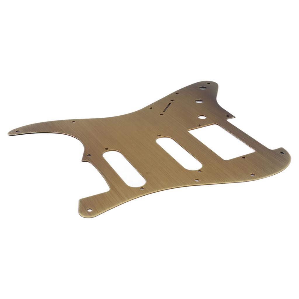 Guitar Pickguard Aluminum Alloy Anti Scratching HSH Electric Guitar Scratch Plate Pick Guard Bronze