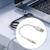 USB to 3.5mm Auditory Charging Cable 3.5mm Male Connection For Car Speakers Laptops And Mobile Devices