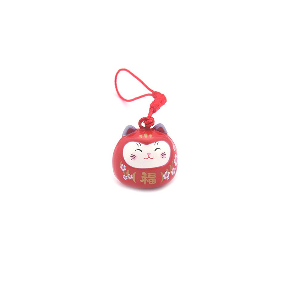 Pendant Keyring Bag Pendant Japanese Lucky Cat Keychain Mobile Phone Strap Maneki Neko Phone Charm