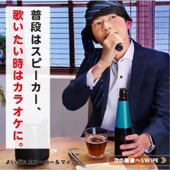 LITHON Yoidore Speaker Microphone Perfect for everyday use as a or for karaoke after a night out at Microphone and speaker set with vocal cut & SP-43.