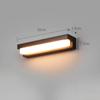 LED Solar Outdoor Lights Garden Balcony Waterproof Decor Solar Powered Lamp Porch Stairs Energy-saving Three-color Wall Light