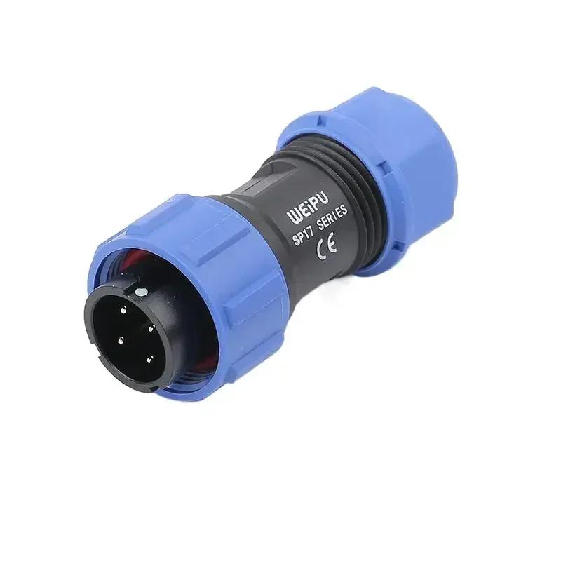 WEIPU SP17 SP1710 SP1712 IP68 Waterproof Aviation Connector Male Plug Female Socket Adapter 2 3 4 5 7 9 10 Pin For Medical LED