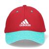 Adidas Легкая сетчатая кепка с изогнутым козырьком, размер 13, красная, детская