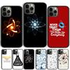 Атом Химия Наука дизайн Чехол для телефона Cover Для iPhone 17 Air 15 16 Pro Max 14 13 12 11 Pro Max Plus Coque