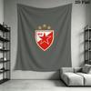 Crvena Zvezda logo Wall Hanging Printed Fabric Blanket Decorative Tapestries for Bedroom Living Room Home Decor