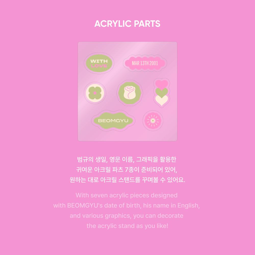 TXT BEOMGYU Цветочный магазин DIY Акриловая подставка