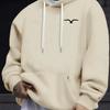 Men's Casual Hoodie Bird Print Comfortable Long Sleeve Outdoor Autumn and Winter Hoodie