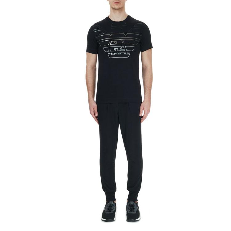 EMPORIO ARMANI T Shirt Men's Black 6H1TQ7-1J30Z-0999
