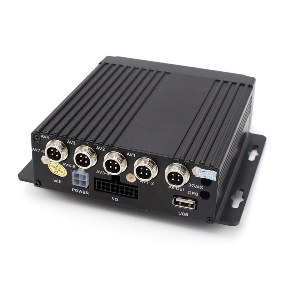 720P AHD 4CH DVR Video Recorder Box+7" HD Monitor+4Pcs Cameras For Truck Van Bus