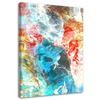 Canvas Print Coloured Figure