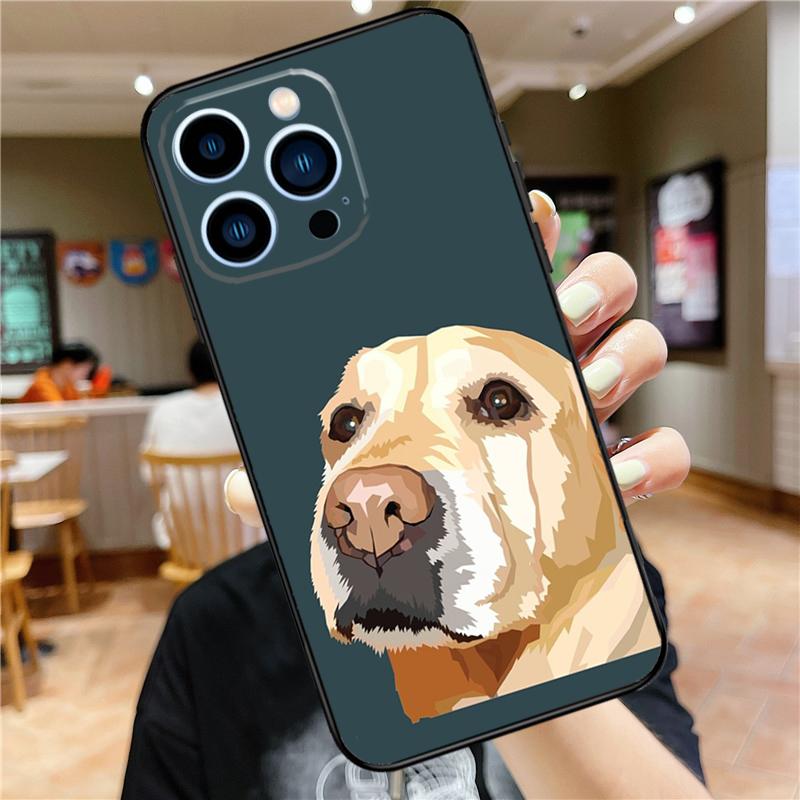 Golden Retriever Dog Case For iPhone 17 16 14 13 12 11 15 Pro Max Mini Plus 16e 17 Air Bumper Cover Accessories