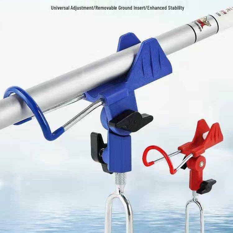 Универсальная подставка-держатель для удочек двойного назначения для рыбалки на земле и на море