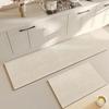 Ковер для кухни Водонепроницаемый напольный коврик ПВХ кожа Длинные ковры Противоскользящие коврики для ног Минималистичный ковер для домашнего декора